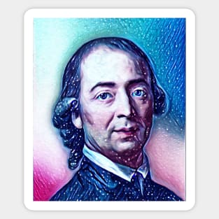 Johann Gottfried Herder Snowy Portrait | Johann Gottfried Herder Artwork 13 Sticker